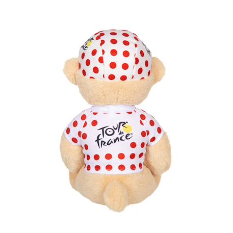 Peluche - peluche officielle ours tour de france - maillot et casquette grimpeur à pois - 24 cm Jaune 3 - vertbaudet enfant 