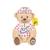 Peluche - peluche officielle ours tour de france - maillot et casquette grimpeur à pois - 24 cm Jaune 1 - vertbaudet enfant 