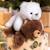 Peluche - peluche floppy choopy ours brun – 22 cm Beige 4 - vertbaudet enfant 