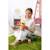 Peluche - peluche fleur marguerite avec pot orange – mimi flowers – 24 cm Orange 3 - vertbaudet enfant 