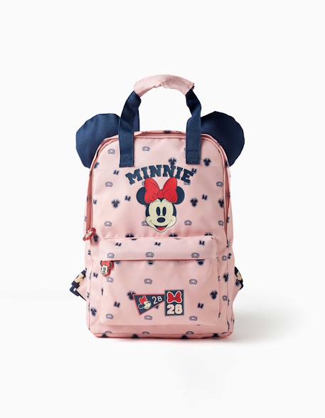 Sac à dos avec imprimés et oreilles 3d minnie Rose 2 - vertbaudet enfant 