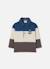 Polo garçon maille brodé raton laveur Bleu 2 - vertbaudet enfant 