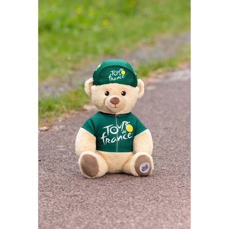 Peluche - peluche officielle ours tour de france - maillot et casquette sprinteur vert - 24 cm Jaune 4 - vertbaudet enfant 