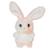 Peluche - lapin cloudy 15 cm Bleu+Orange 5 - vertbaudet enfant 