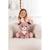 Peluche - peluche puppy eyes pets - chien rose poudré et gris - 40 cm Rose 5 - vertbaudet enfant 