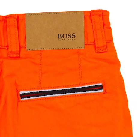 Short, bermuda garçon en coton Orange 3 - vertbaudet enfant 