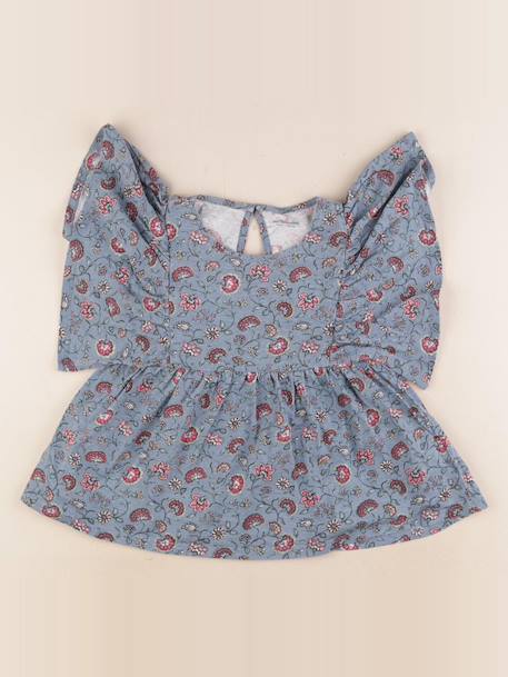 Tee-shirt - 8 ans Bleu 1 - vertbaudet enfant 