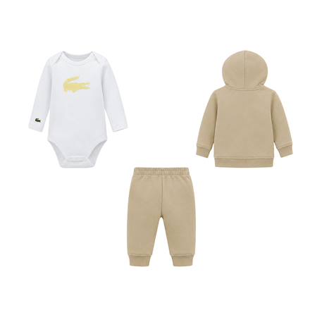 Ensemble de survêtement bébé en coton Bleu ciel+Bleu marine, bleu ciel+Rose clair+Viennois, blanc 14 - vertbaudet enfant 