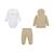 Ensemble de survêtement bébé en coton Bleu ciel+Bleu marine, bleu ciel+Rose clair+Viennois, blanc 14 - vertbaudet enfant 