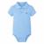 Body polo bébé en coton Bleu ciel+Marine+Marron clair 1 - vertbaudet enfant 