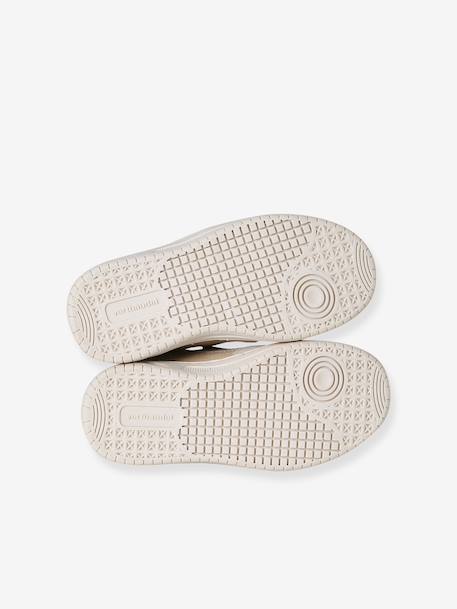 Baskets enfant fille cuir à scratchs beige+jaune d'or+marron+vieux rose 10 - vertbaudet enfant 