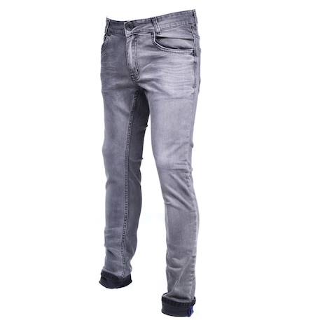 Jean garçon en coton Gris 2 - vertbaudet enfant 