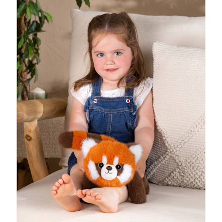 Peluche - peluche floppy choopy panda roux – 22 cm Marron 4 - vertbaudet enfant 