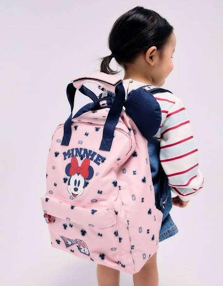 Sac à dos avec imprimés et oreilles 3d minnie Rose 1 - vertbaudet enfant 