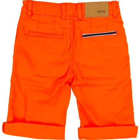 Short, bermuda garçon en coton Orange 2 - vertbaudet enfant 