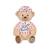 Peluche - peluche officielle ours tour de france - maillot et casquette grimpeur à pois - 24 cm Jaune 2 - vertbaudet enfant 
