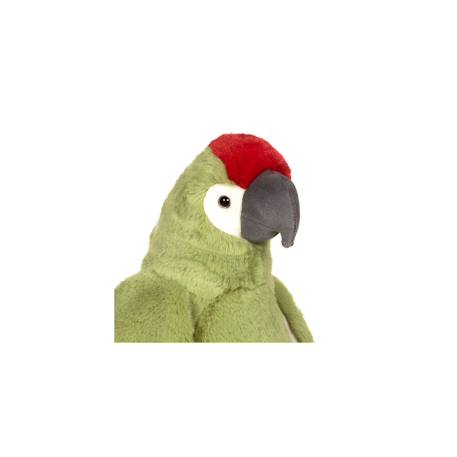 Peluche perroquet - vert, jaune, bleu, rouge et gris – 24 cm Rouge 3 - vertbaudet enfant 