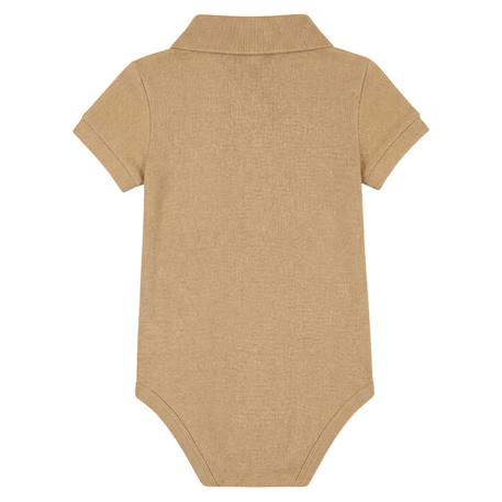 Body polo bébé en coton Bleu ciel+Marine+Marron clair 10 - vertbaudet enfant 