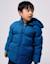 Doudoune thermique avec capuche et poches Bleu+Gris foncé 1 - vertbaudet enfant 