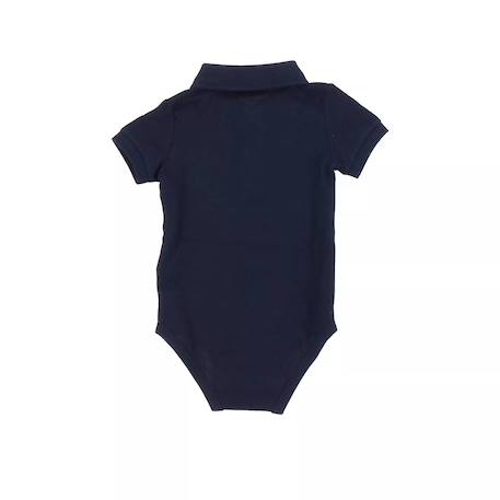 Body polo bébé en coton Bleu ciel+Marine+Marron clair 6 - vertbaudet enfant 