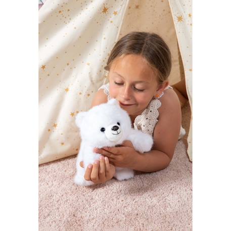 Peluche - peluche floppy choopy ours polaire blanc – 22 cm Blanc 3 - vertbaudet enfant 