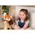 Peluche - peluche floppy choopy panda roux – 22 cm Marron 5 - vertbaudet enfant 