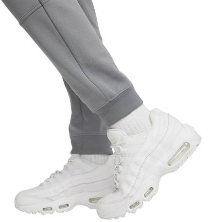 Pantalon de survêtement garçon Gris chiné+Noir foncé 4 - vertbaudet enfant 