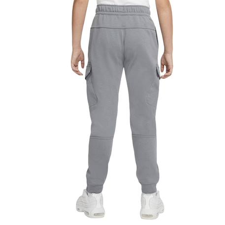 Pantalon de survêtement garçon Gris chiné+Noir foncé 3 - vertbaudet enfant 