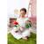 Peluche - peluche fleur rose rouge avec pot crème – mimi flowers – 24 cm Rouge 3 - vertbaudet enfant 