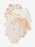 Lot de 5 bodies naissance manches longues beige 1 - vertbaudet enfant 