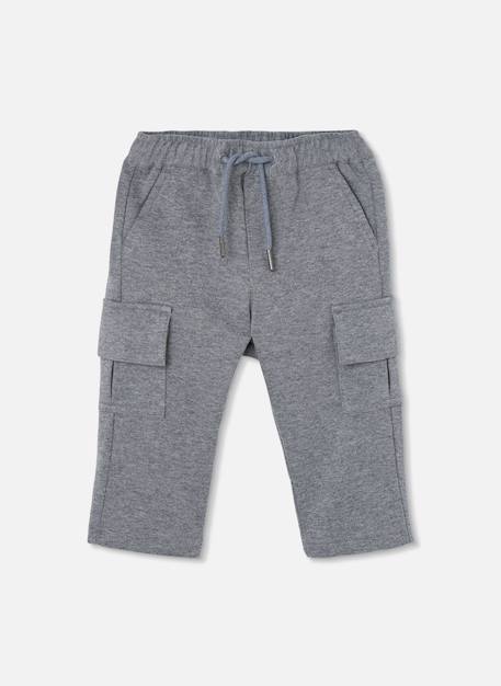 Pantalon cargo garçon Gris 2 - vertbaudet enfant 