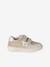Baskets enfant fille cuir à scratchs beige+jaune d'or+marron+vieux rose 7 - vertbaudet enfant 