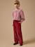 Pantalon flare en velours Cerise+Marine 4 - vertbaudet enfant 