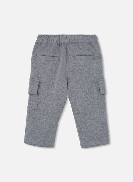 Pantalon cargo garçon Gris 3 - vertbaudet enfant 