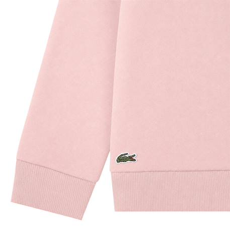 Sweatshirt enfant en coton Gris chiné+Noir foncé+Rose clair 16 - vertbaudet enfant 