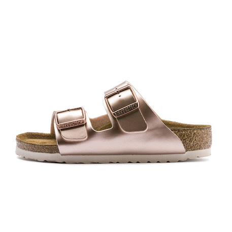 Sandales fille Metallic copper 1 - vertbaudet enfant 