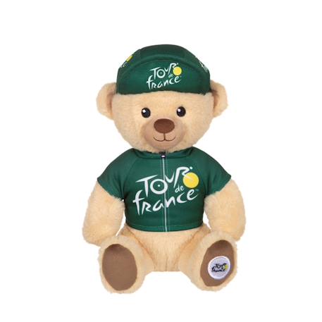 Peluche - peluche officielle ours tour de france - maillot et casquette sprinteur vert - 24 cm Jaune 2 - vertbaudet enfant 