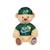 Peluche - peluche officielle ours tour de france - maillot et casquette sprinteur vert - 24 cm Jaune 2 - vertbaudet enfant 