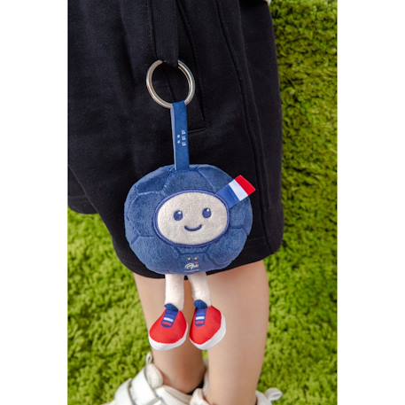 Peluche Officielle porte-clés ballon fff - Fédération Française de Football 10CM Blanc 4 - vertbaudet enfant 
