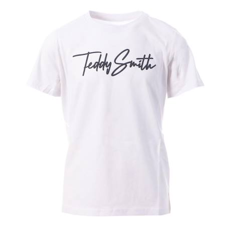 T-shirt garçon manches courtes evan Blanc 1 - vertbaudet enfant 