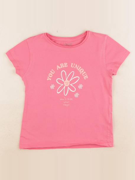 Tee-shirt - 5 ans Rose 1 - vertbaudet enfant 
