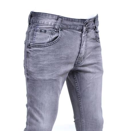 Jean garçon en coton Gris 5 - vertbaudet enfant 