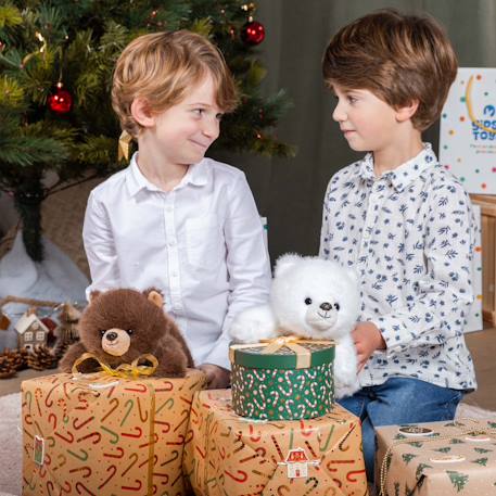 Peluche - peluche floppy choopy ours brun – 22 cm Beige 6 - vertbaudet enfant 