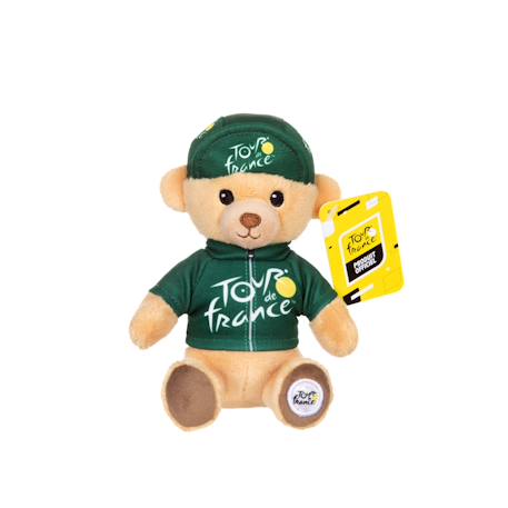 Peluche - peluche officielle ours tour de france - maillot et casquette sprinteur vert - 15 cm Blanc 1 - vertbaudet enfant 
