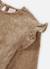 Sweat-shirt fille à volants sur les épaules Beige 4 - vertbaudet enfant 