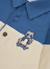 Polo garçon maille brodé raton laveur Bleu 3 - vertbaudet enfant 
