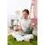 Peluche - peluche fleur orchidée avec pot beige rosé – mimi flowers – 24 cm Blanc 3 - vertbaudet enfant 