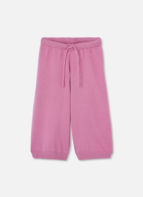 Pantalon fille avec cordon Rose 2 - vertbaudet enfant 
