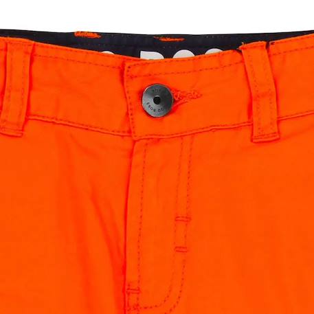 Short, bermuda garçon en coton Orange 4 - vertbaudet enfant 