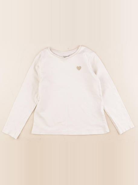 Tee-shirt - 8 ans Beige 1 - vertbaudet enfant 
